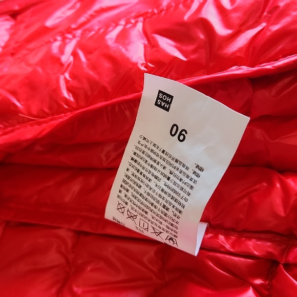 Red toddler puffer vest - Picture 5 of 7